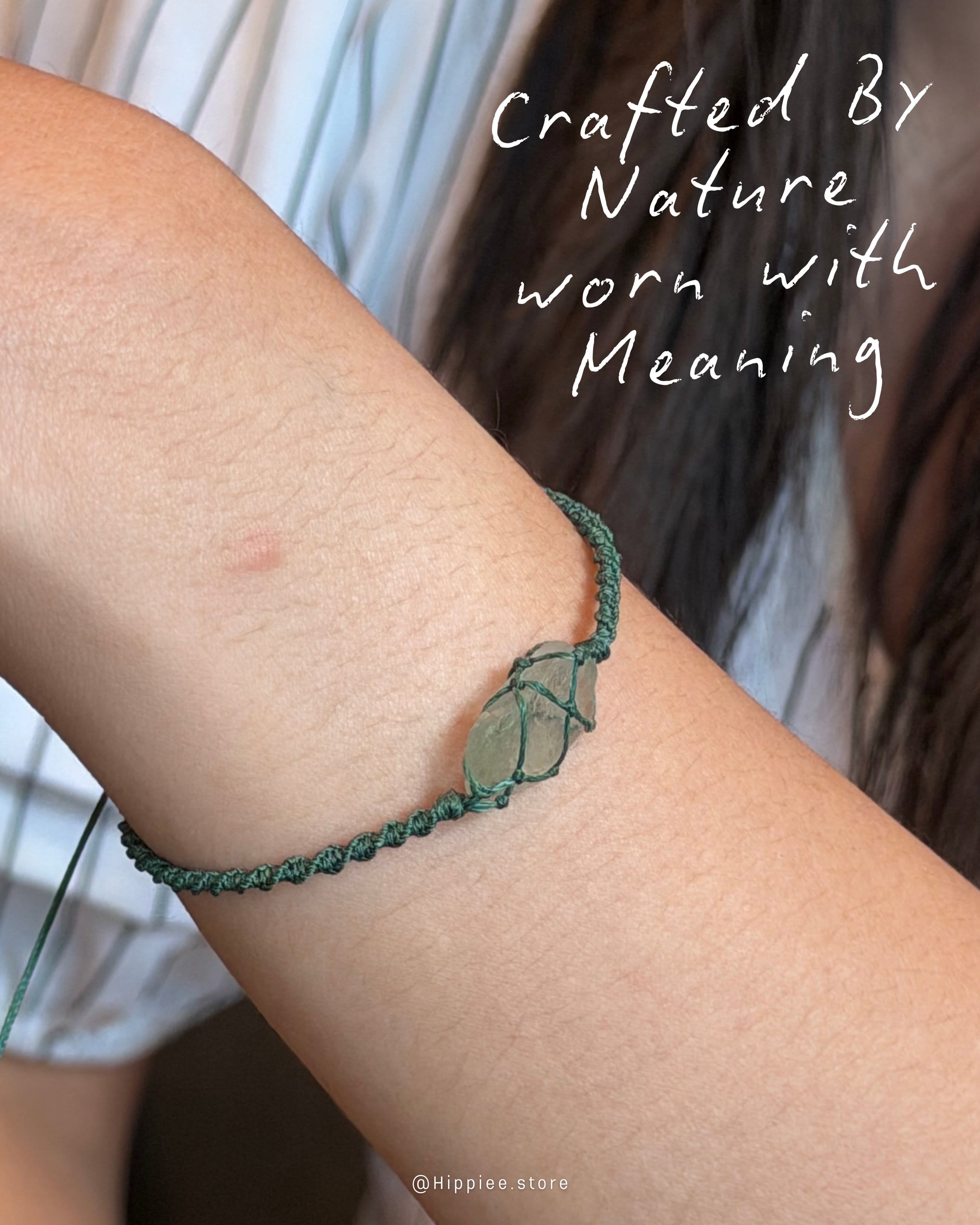 Green fluorite bracelet